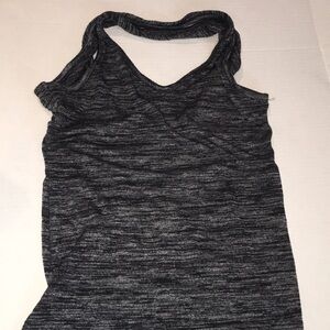 Leith Header Gray MIDI Dress | Spaghetti Straps | Size M